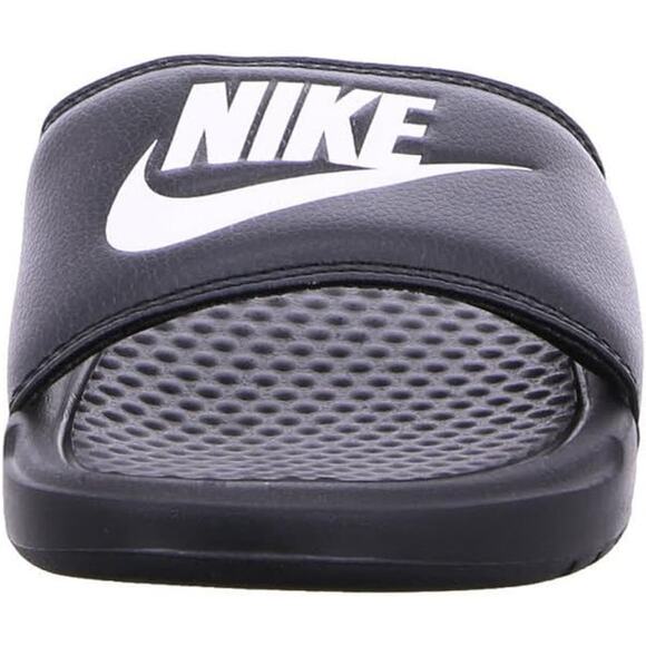 NWT Nike Mens Benassi Just Do It Athletic Sandal - Black / White-SZ 8 D US main image 6